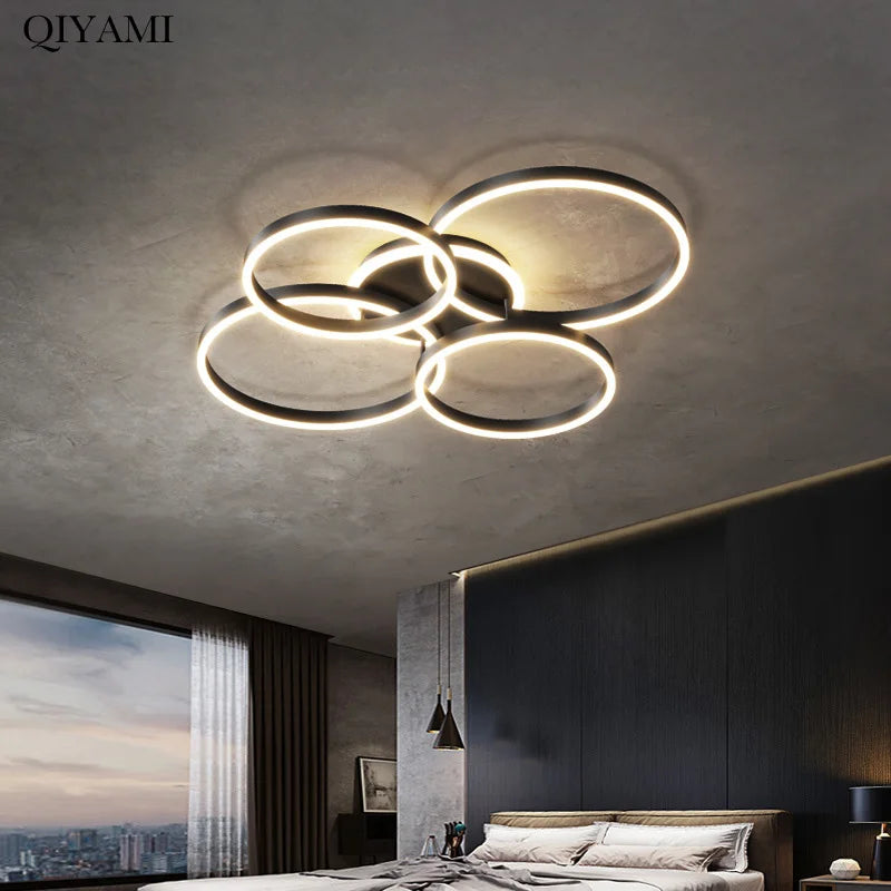 Modern Luxury Round LED Chandelier Lights