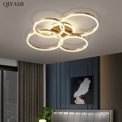 Modern Luxury Round LED Chandelier Lights