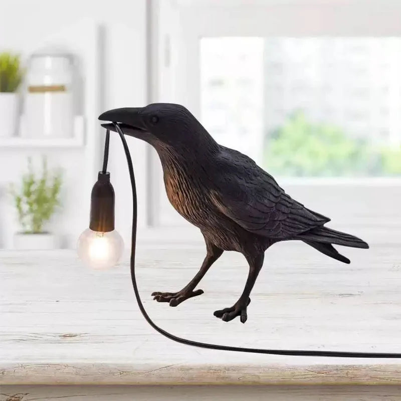 Decorative lamp "raven"