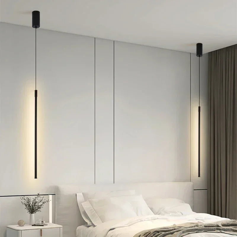 LED Long Pendant Lights for Dining Room, Bedroom