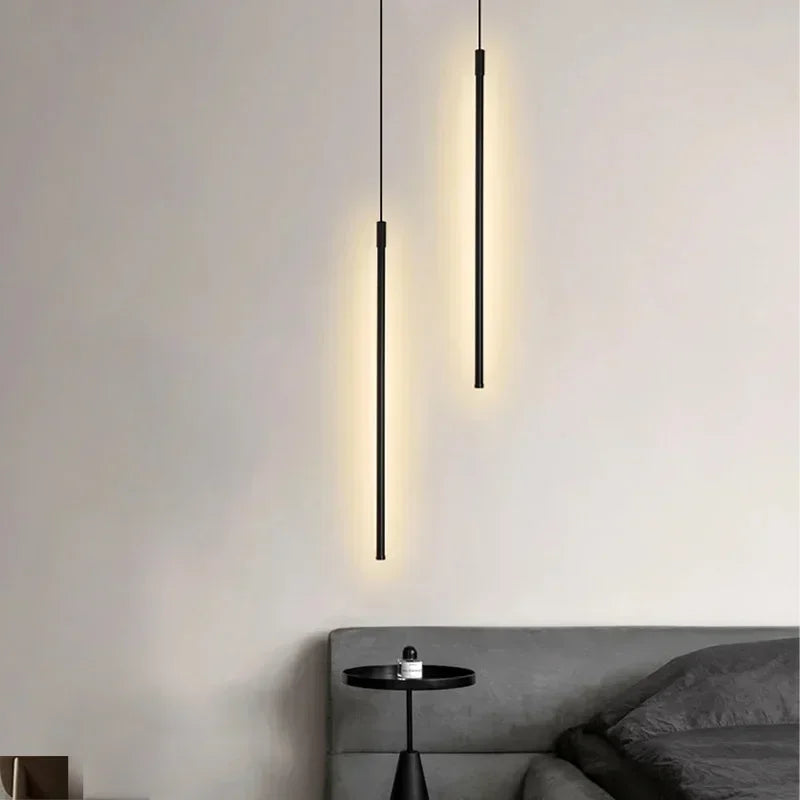 LED Long Pendant Lights for Dining Room, Bedroom