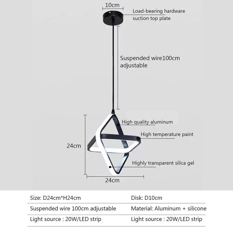 Led կախազարդ լույսեր