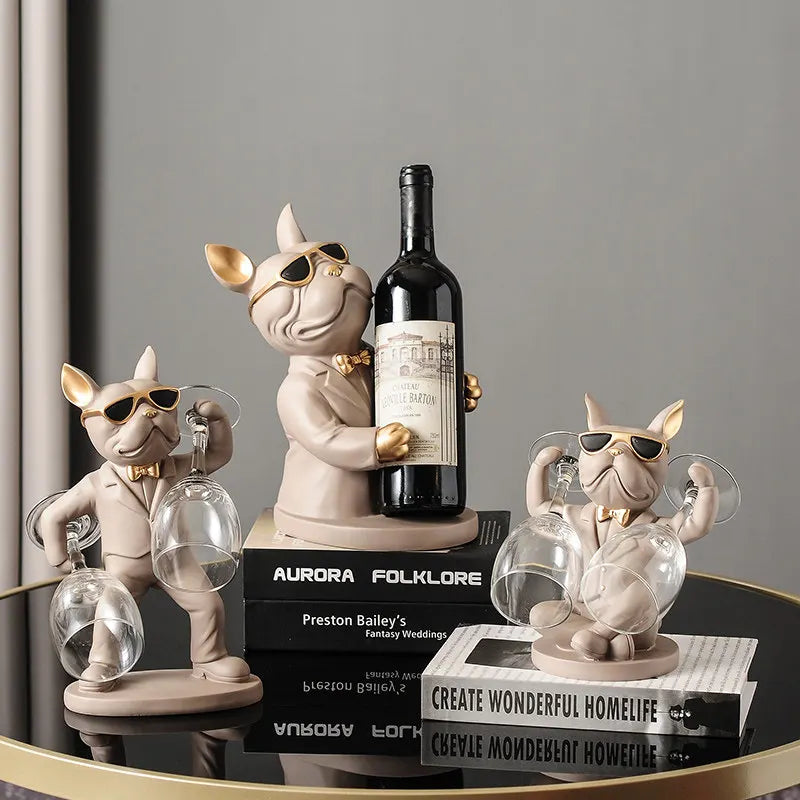 Home Decoration Animal Figurines Wine