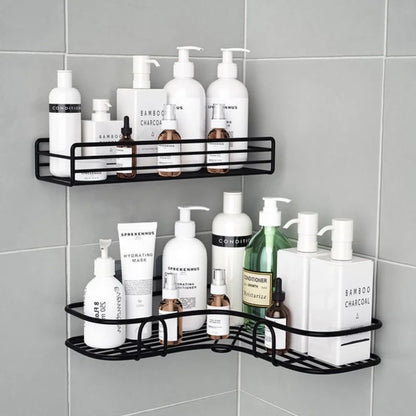 Wall-Mounted Bathroom Shelving Shampoo Shower Gel