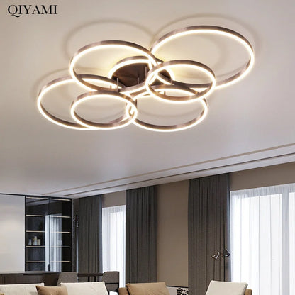 Modern Luxury Round LED Chandelier Lights